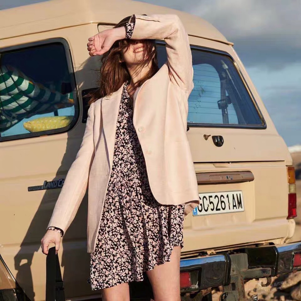 Printed casual dress