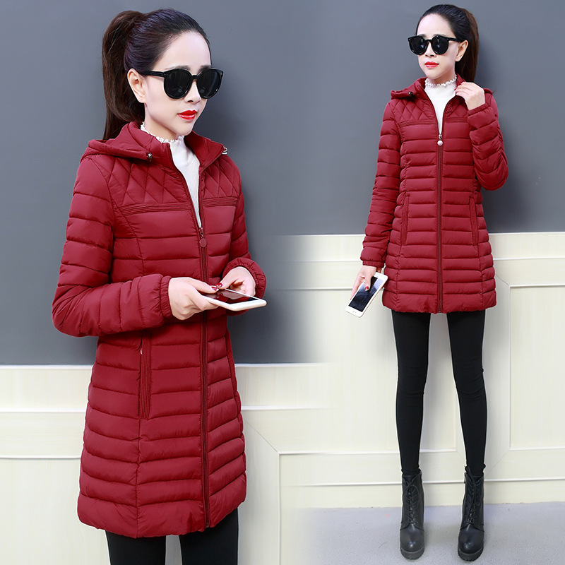 Slim-fit down padded jacket