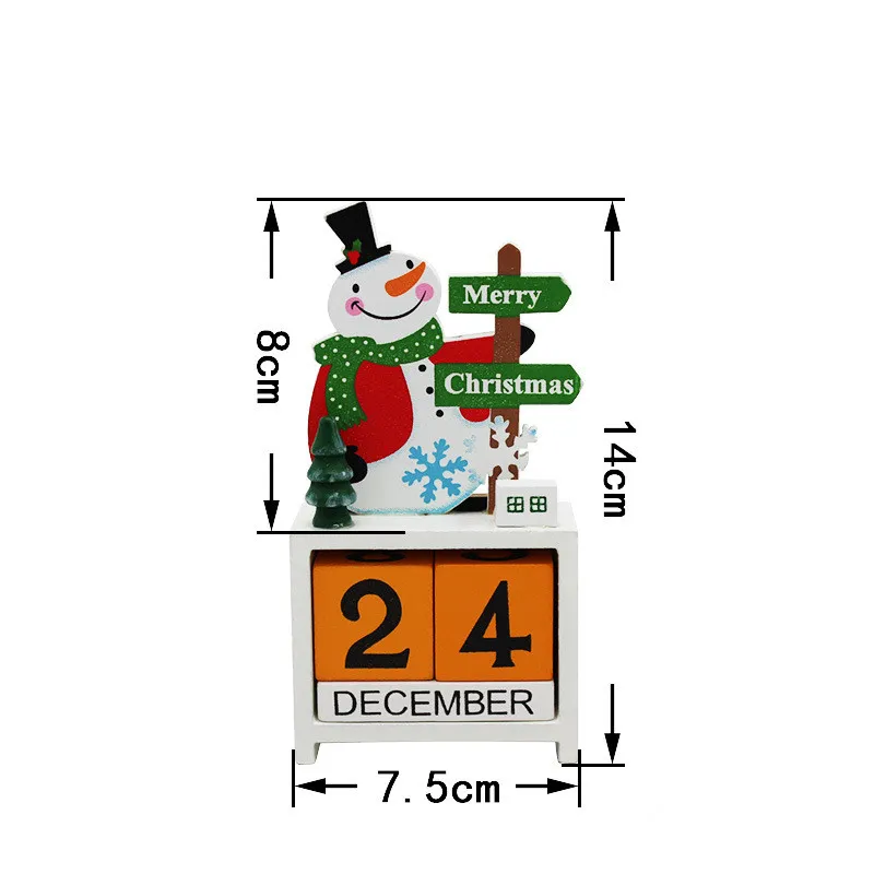 Christmas wooden calendar ornaments – image 8