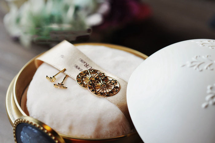 Stars and night sky earrings