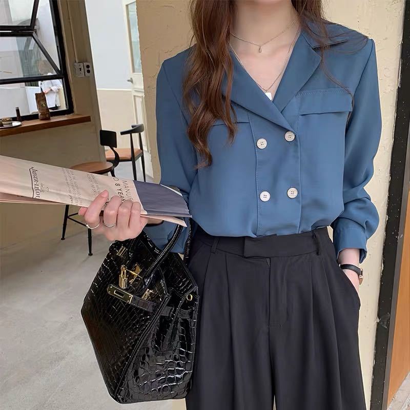 Loose Design Sense Niche Top Long Sleeve Shirt