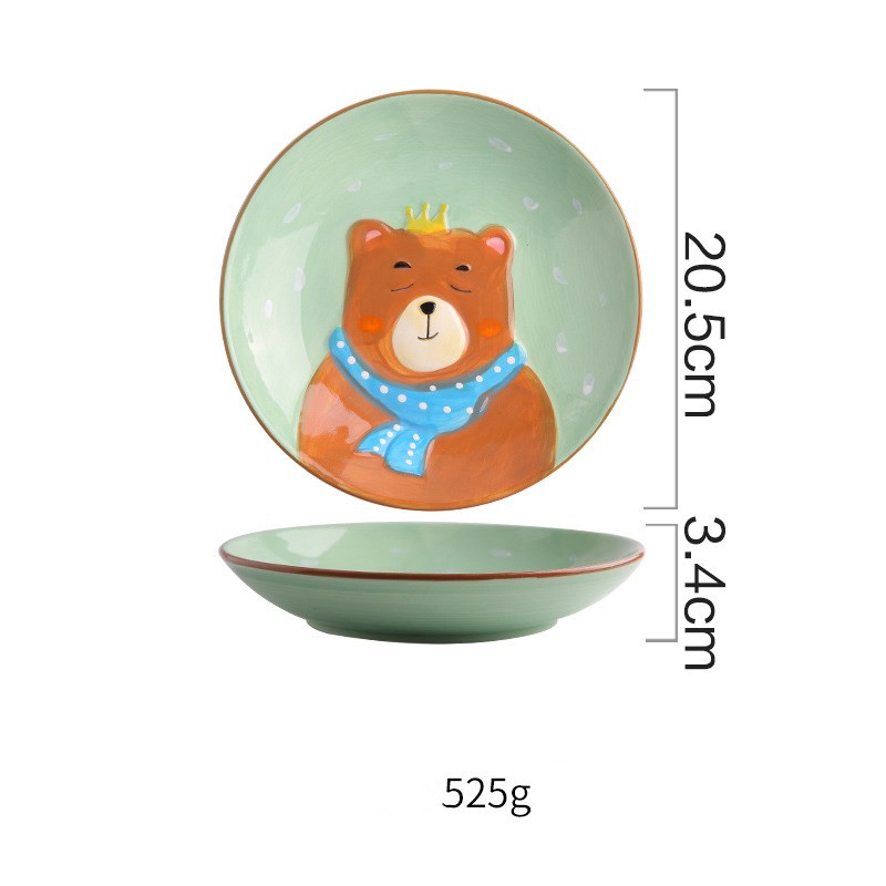 Big fat bear plate