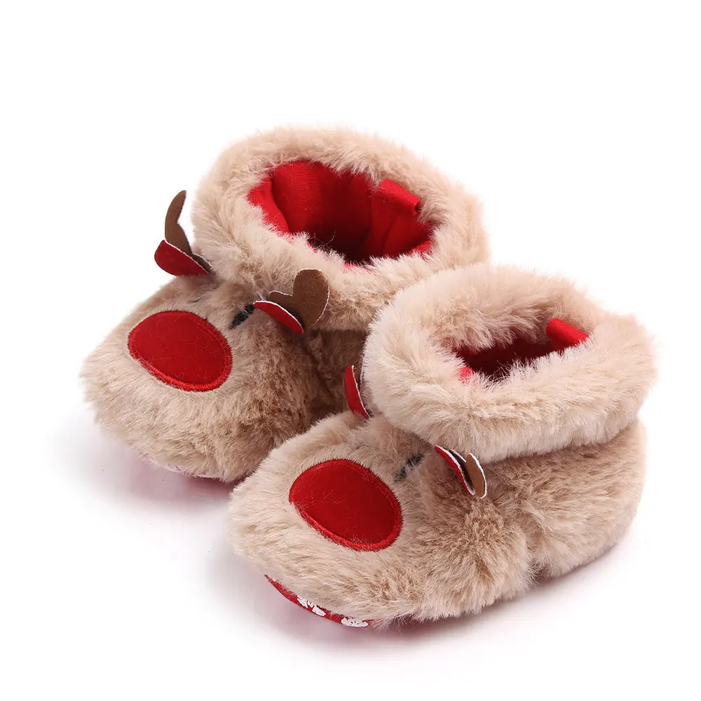 Winter Baby Girls Boys Keep Warm Shoes Muply Christmas