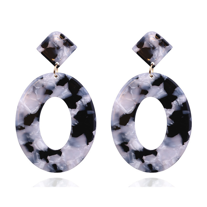 Acrylic acetate earrings