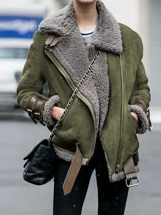 Jacket Women Coat Winter Outerwear Fashion Plus Size Overcoat For Female Thick Women Autumn Jacket Green - Shop at LoveMi