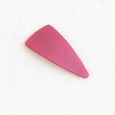 Bangs clip pure color hair clip Rose Red - Shop at LoveMi