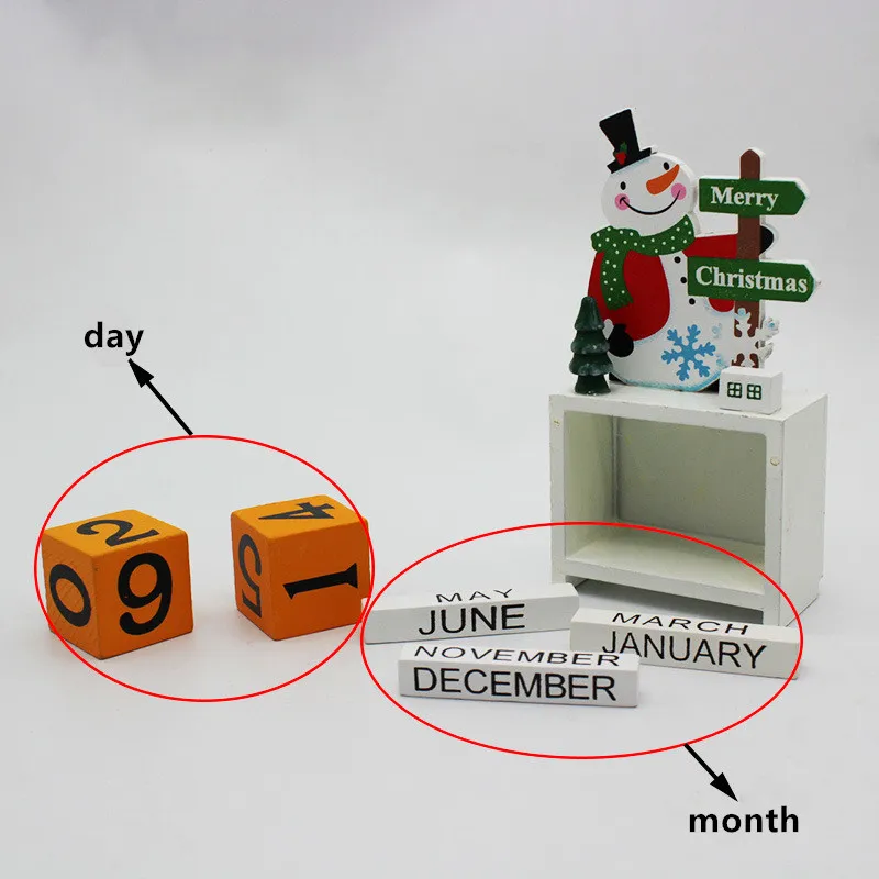 Christmas wooden calendar ornaments – image 4