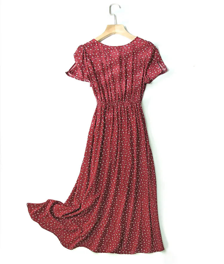 Vintage dress - Red Wine