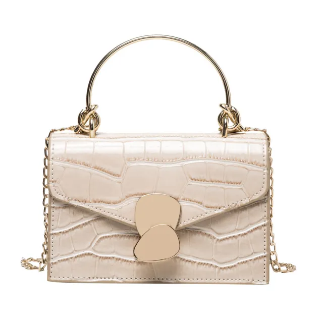 Trendy All Match Single Shoulder Messenger Handbag Khaki - Shop at LoveMi