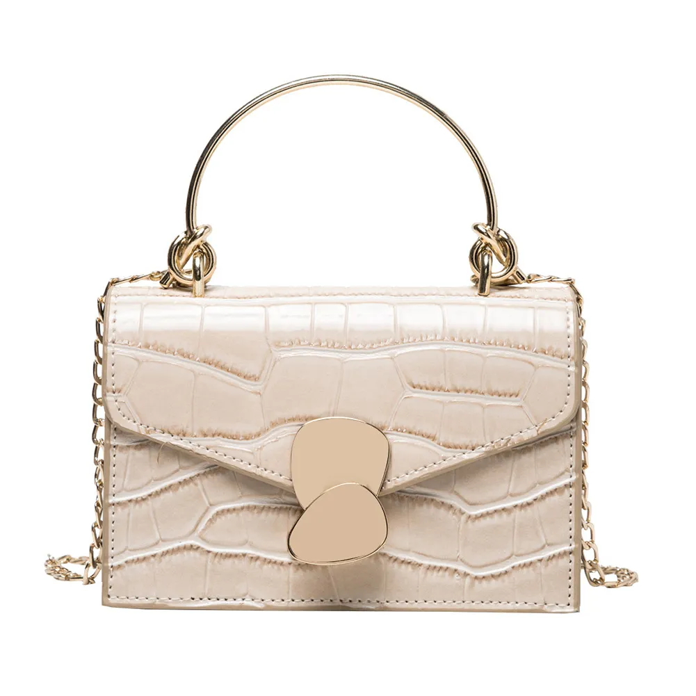 Trendy All-Match Single Shoulder Messenger Handbag - Khaki