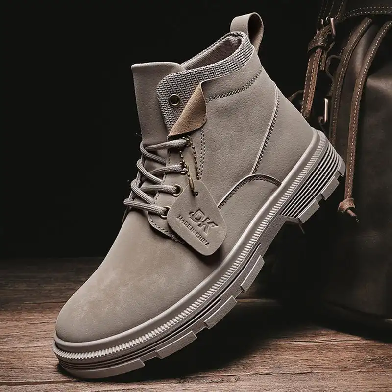 Martin boots men's shoes British style trendy tooling