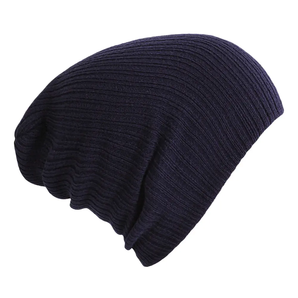 Solid Color Striped Cap