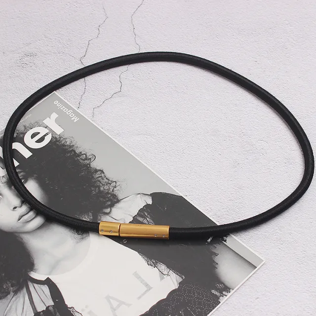 Decorative elastic belt Black - Shop at LoveMi