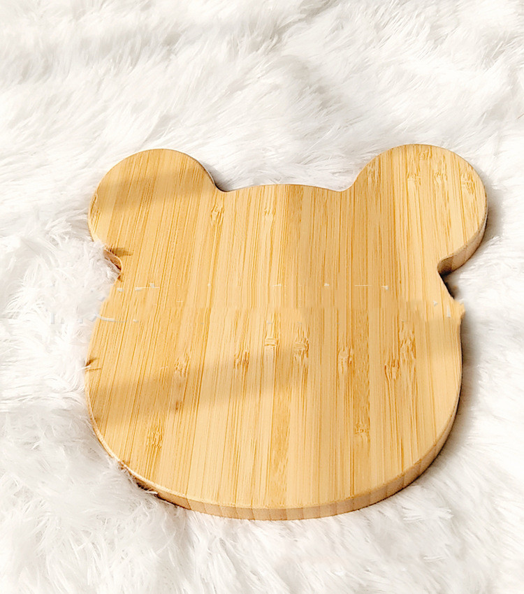 Bamboo children's cartoon plate