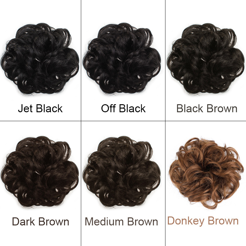 Wig hair circle Black Brown 2 Pcs - Shop at LoveMi