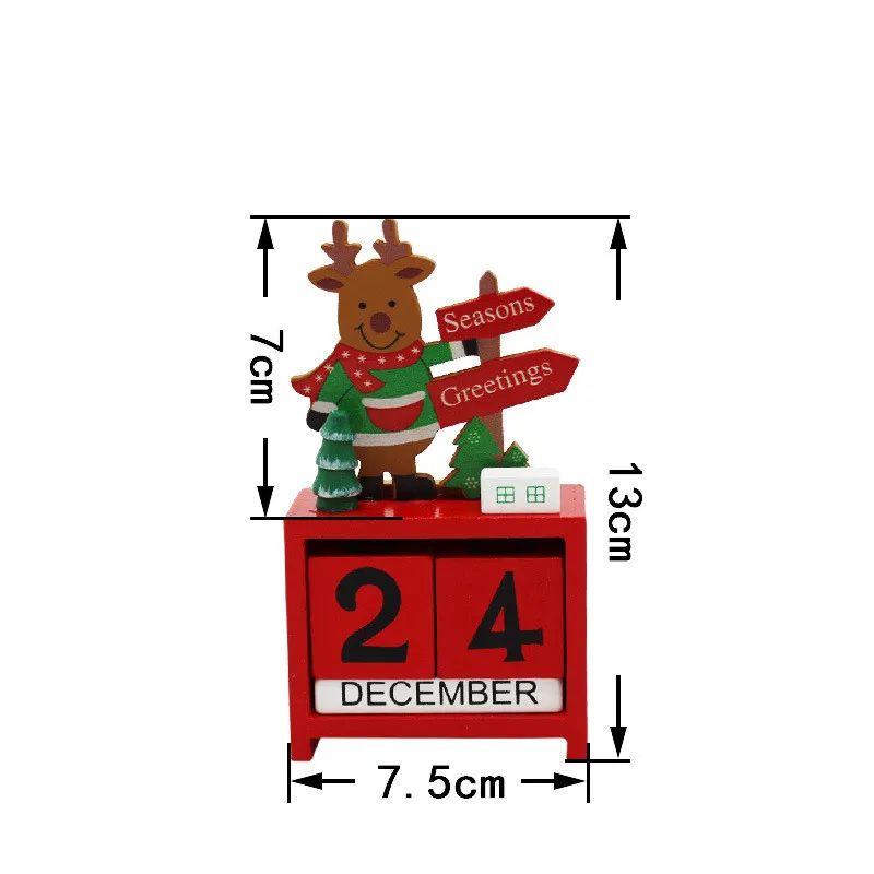 Christmas wooden calendar ornaments – image 6