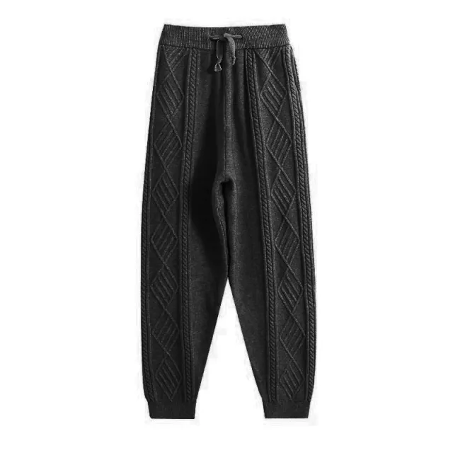 Ladies drawstring elastic waist carrot pants Black - Shop at LoveMi