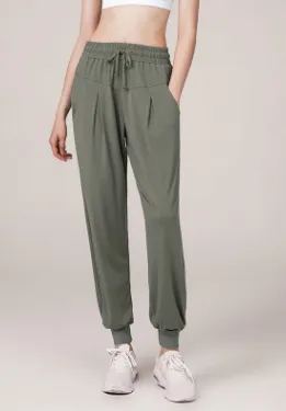 Fall loose high waist gym pants Army Green - Shop at LoveMi
