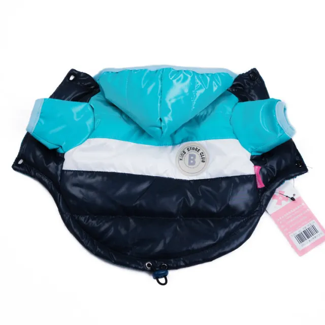 Two Legged Cotton Padded Clothes Multi Color Optional Dog Warm Outdoor Clothes Blue - Shop at LoveMi
