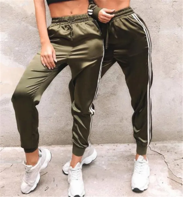 Casual and fashionable pants for women Army Green - Shop at LoveMi