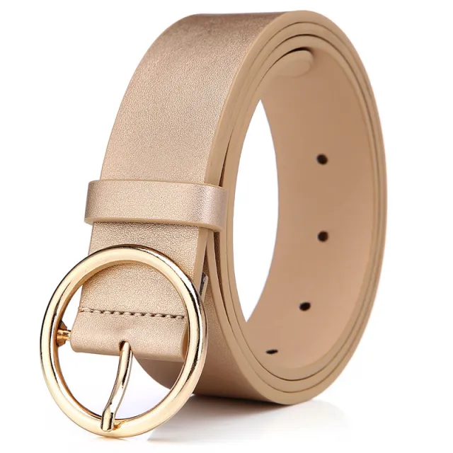 Round belt personalized Korean belt Gold - Shop at LoveMi