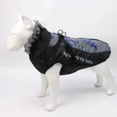 Windproof And Waterproof Dog Coat Pet Clothes - Bright Blue - View 1
