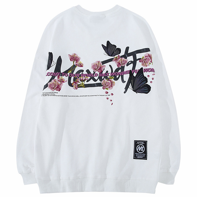 Round neck pullover sweater