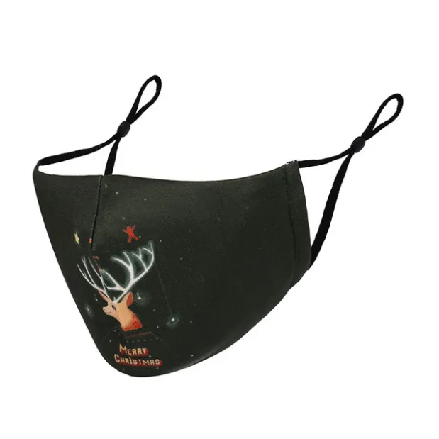 Washable and reusable Christmas printed mask - Shop at LoveMi