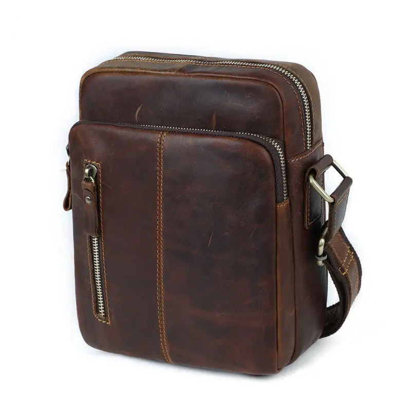 Retro shoulder messenger bag casual men's