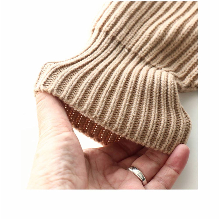 Simple Personality Asymmetric Coat Knitted Shawl Sweater