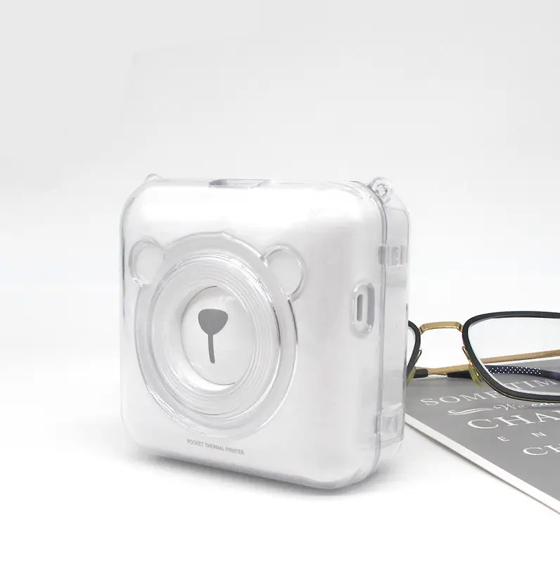 Crystal Protective Case Thermal Printer Colorful
