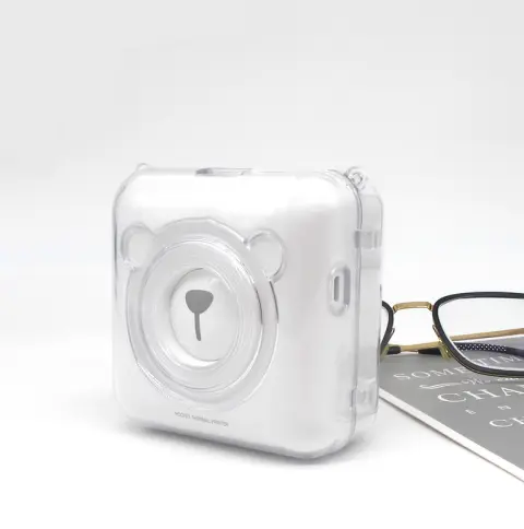 Crystal Protective Case Thermal Printer Colorful