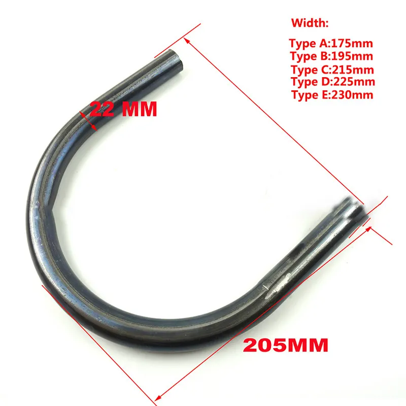 Motorcycle Retro Modified Tail U-tube Elbow Armrest