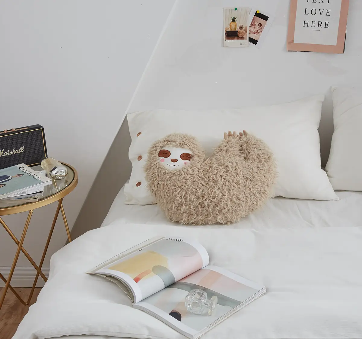 Creative Cute Expression Sloth Sofa Bedroom Cushion