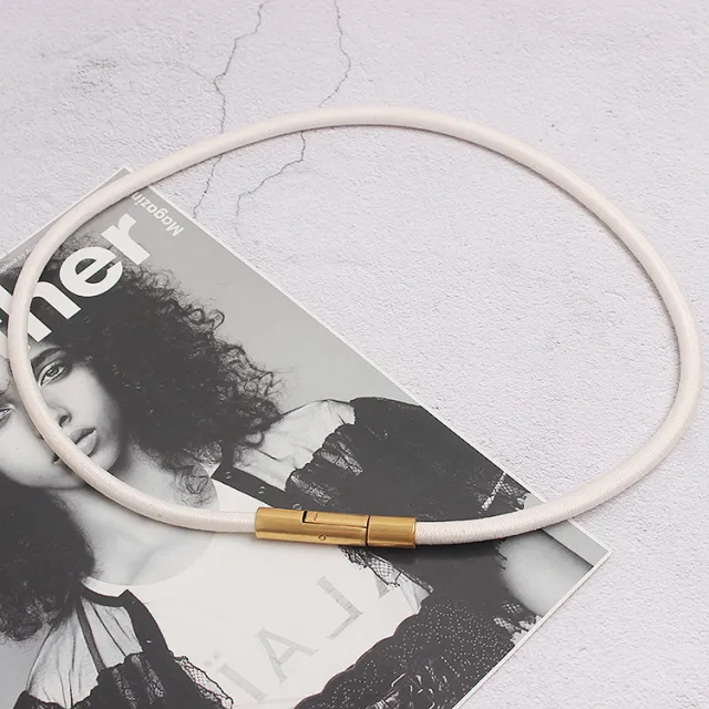 Decorative elastic belt White - Shop at LoveMi