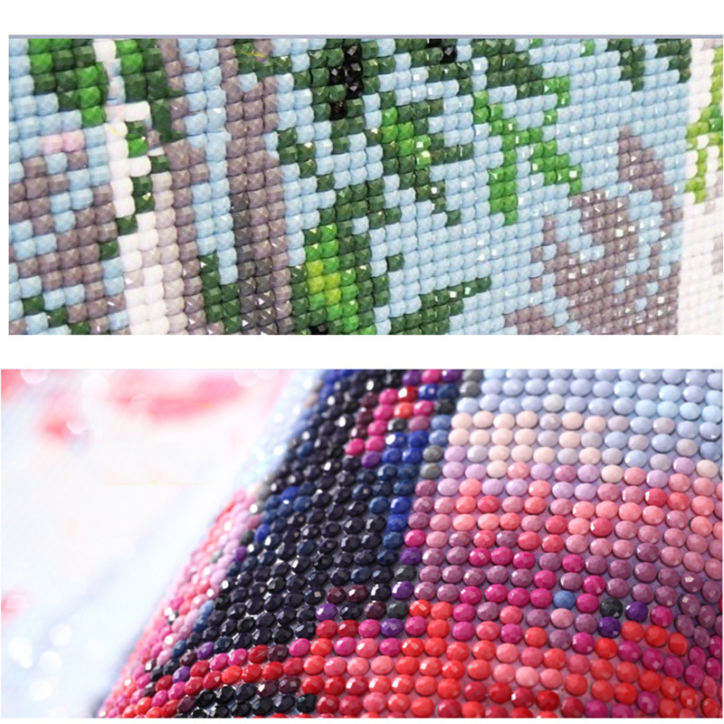 لوحة ألماسية لامعة كاملة بالتجميع الذاتي