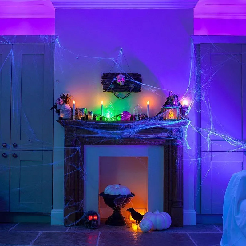Halloween Decoration Spider Cotton Spider Web – image 3