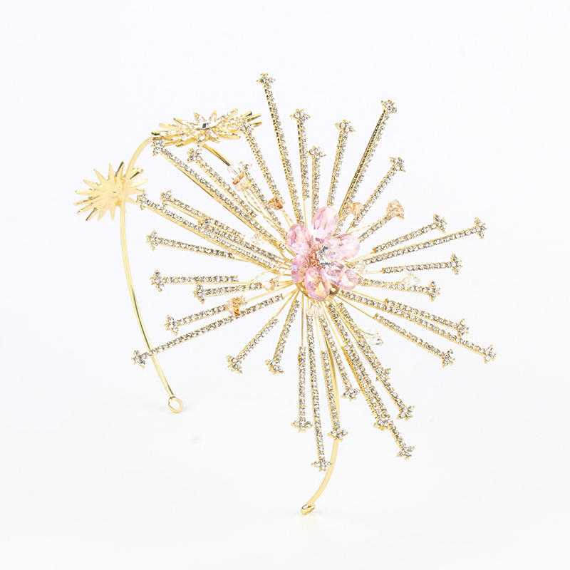 Bridal Rhinestone Headband Hairband Wedding Wedding Hair Accessories — foto 5