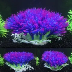 Fish tank landscaping aquarium accessories - Blue - View 1