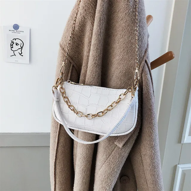 All match texture messenger bag White - Shop at LoveMi