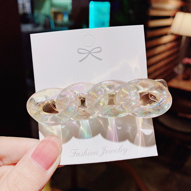 Girly Heart Transparent Hairpin B - Shop at LoveMi