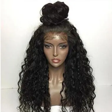 New product explosion European and American fashion wig ladies front lace chemical fiber wig set 20Inches - Shop at LoveMi