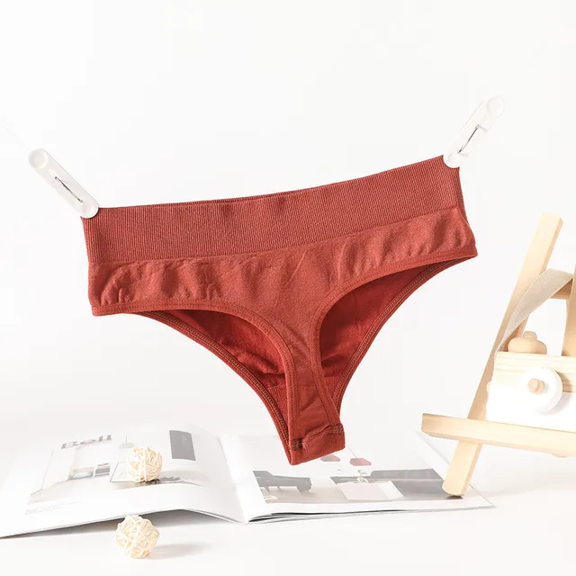 Women G-String Thong Sexy Panties Lingerie Bodyshaper - Caramel