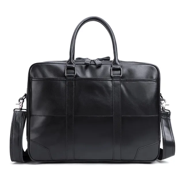 Leather Men's briefcase Black - Shop at LoveMi