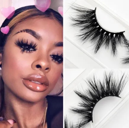 3D Mink Hair False Eyelashes Natural Thick Handmade
