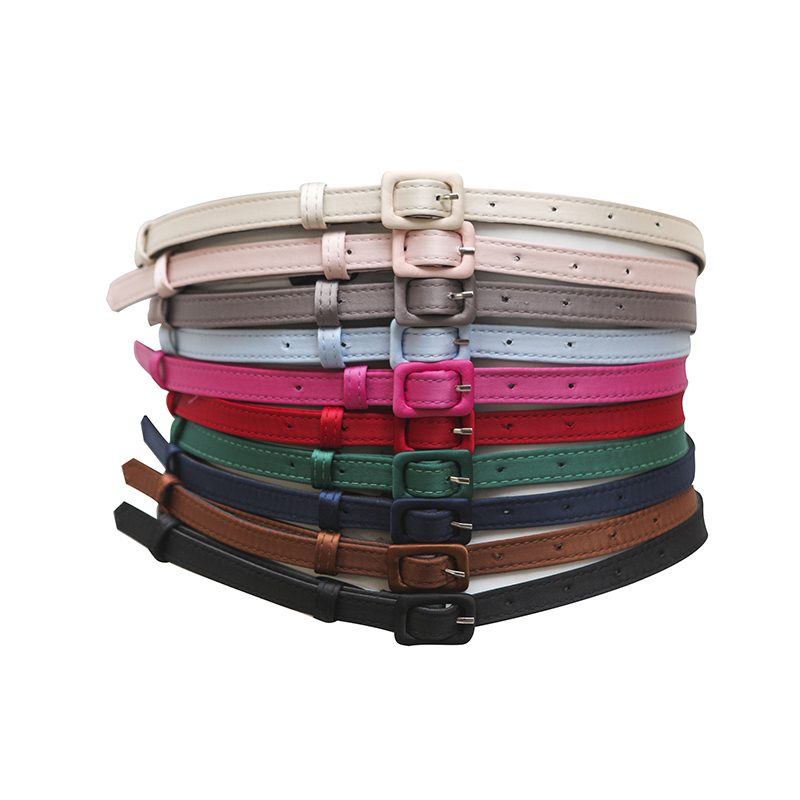 Universal With Candy-colored Superfine Satin Delicate Belt
