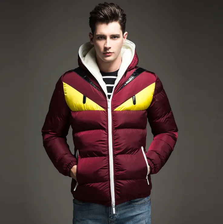 Winter Men's Cotton Jacket Thicken Youth Wear