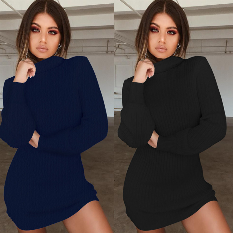 A turtleneck sweater with long sleeves