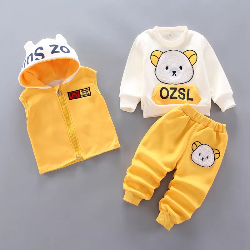Children's Thick Three-piece Suit