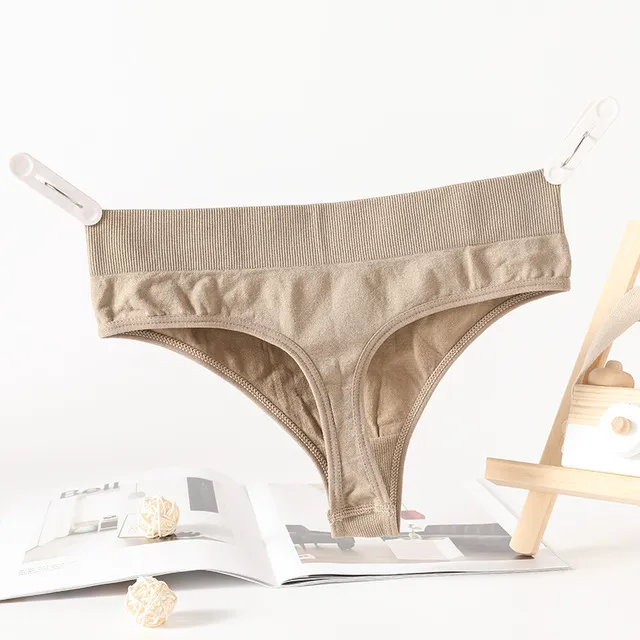 Women G String Thong Sexy Panties Lingerie Bodyshaper Kakhi L - Shop at LoveMi